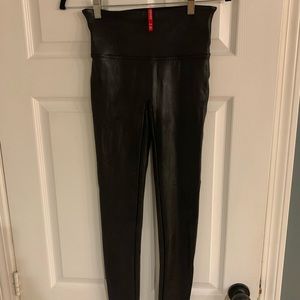 SPANX Faux Leather Leggings